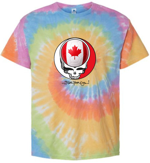 Canada FIFA World Cup Stealie Tie-Dye T-Shirt