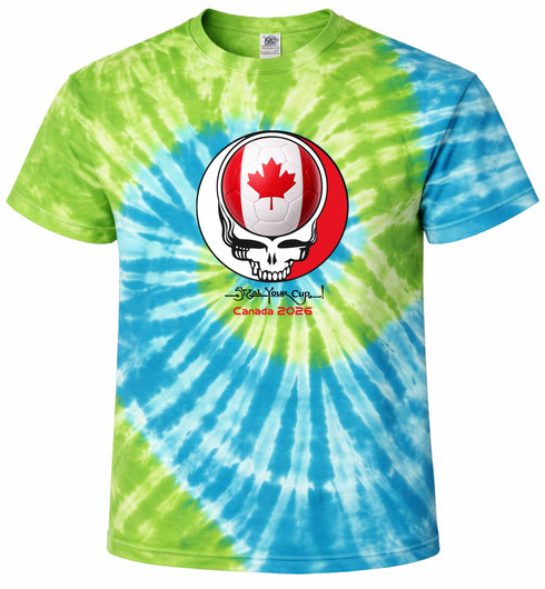 Canada FIFA World Cup Stealie Tie-Dye T-Shirt