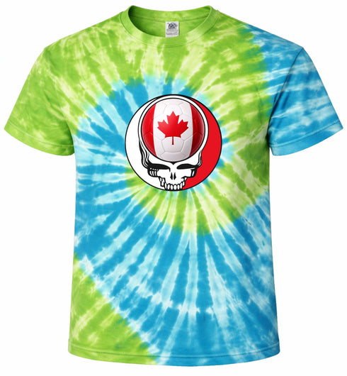 Canada FIFA World Cup Stealie Tie-Dye T-Shirt