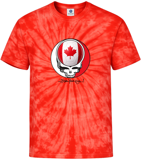 Canada FIFA World Cup Stealie Tie-Dye T-Shirt