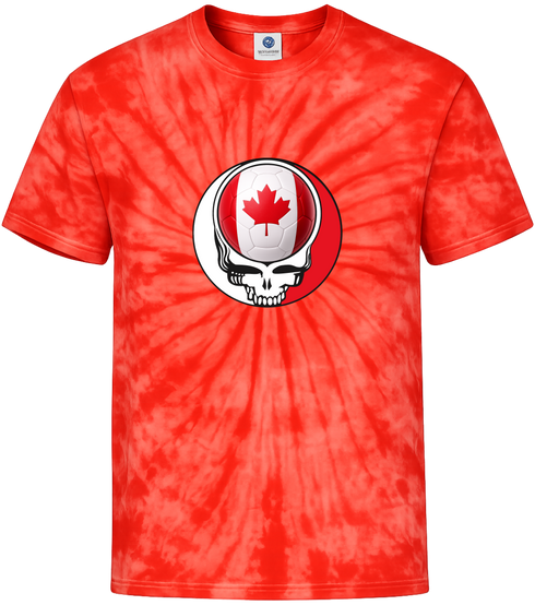 Canada FIFA World Cup Stealie Tie-Dye T-Shirt