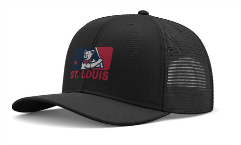 Grateful Dead - St. Louis Cardinals Dancing Bear Logo Grateful Dead Trucker Cap - StealieShop