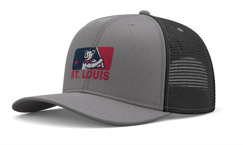 Grateful Dead - St. Louis Cardinals Dancing Bear Logo Grateful Dead Trucker Cap - StealieShop