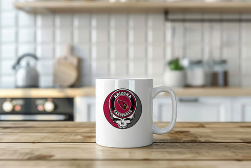 Grateful Dead - Arizona Cardinals Stealie 15 Ounce Coffee Mug - StealieShop