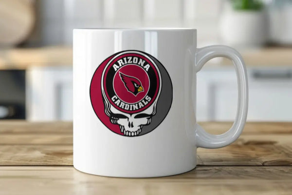 Grateful Dead - Arizona Cardinals Stealie 15 Ounce Coffee Mug - StealieShop
