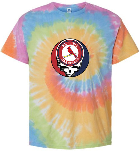 St. Louis Cardinals Stealie Tie-Dye T-Shirt