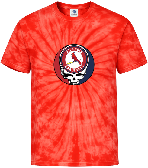 St. Louis Cardinals Stealie Tie-Dye T-Shirt