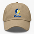 Carelton Stealie Premium Unisex Dad Hat — Design: Carleton (college/university unclear) — Khaki