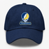 Carelton Stealie Premium Unisex Dad Hat — Design: Carleton (college/university unclear) — Navy