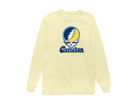 Carelton Stealie Premium Unisex Long-Sleeve — Design: Carleton (college/university unclear) — Butter