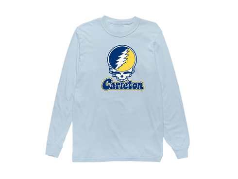 Carelton Stealie Premium Unisex Long-Sleeve — Design: Carleton (college/university unclear) — Chambray
