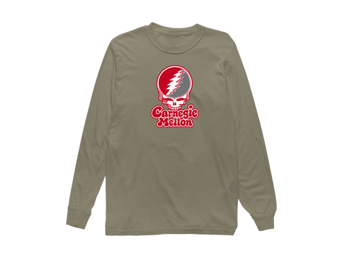 Carnegie Stealie Premium Unisex Long-Sleeve — Design: Carnegie Mellon University — Sandstone