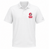 Carnegie Stealie Premium Unisex Polo — Design: Carnegie Mellon University — White
