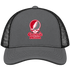 Carnegie Stealie Premium Unisex Trucker Cap — Design: Carnegie Mellon University — Charcoal/Black