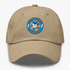 Carolina Football Dancing Bear Premium Dad Hat — Carolina Panthers — Khaki