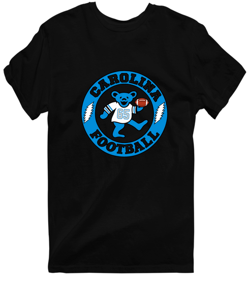 Carolina Football Dancing Bear Premium T-Shirt — Carolina Panthers — Black