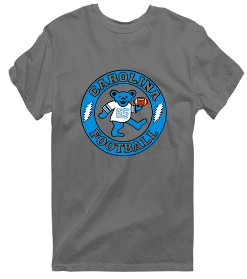 Carolina Football Dancing Bear Premium T-Shirt — Carolina Panthers — Charcoal