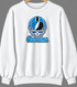 Carolina Helmet Stealie Premium Unisex Crewneck — Carolina Panthers — White