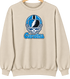 Carolina Helmet Stealie Premium Unisex Crewneck — Carolina Panthers — Sand