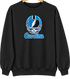 Carolina Helmet Stealie Premium Unisex Crewneck — Carolina Panthers — Black