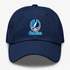 Carolina Helmet Stealie Premium Unisex Dad Hat — Carolina Panthers — Navy