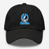 Carolina Helmet Stealie Premium Unisex Dad Hat — Carolina Panthers — Black