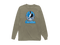 Carolina Helmet Stealie Premium Unisex Long-Sleeve — Carolina Panthers — Sandstone