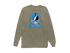 Carolina Helmet Stealie Premium Unisex Long-Sleeve — Carolina Panthers — Sandstone