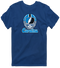 Carolina Helmet Stealie Premium Unisex T-Shirt — Carolina Panthers — Navy
