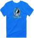 Carolina Helmet Stealie Premium Unisex T-Shirt — Carolina Panthers — Royal