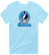 Carolina Helmet Stealie Premium Unisex T-Shirt — Carolina Panthers — Light Blue