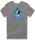Carolina Helmet Stealie Premium Unisex T-Shirt — Carolina Panthers — Dark Heather