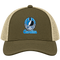 Carolina Helmet Stealie Premium Unisex Trucker Cap — Carolina Panthers — Moss/Khaki