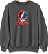 Catholic Stealie Premium Unisex Crewneck — Design: Catholic University of America — Dark Heather