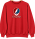 Catholic Stealie Premium Unisex Crewneck — Design: Catholic University of America — Red