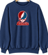 Catholic Stealie Premium Unisex Crewneck — Design: Catholic University of America — Navy