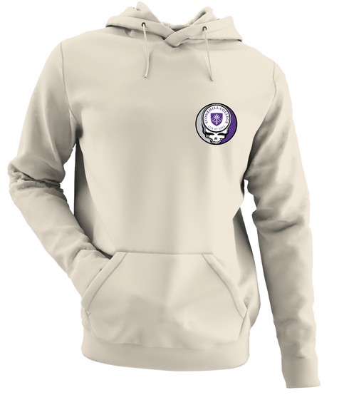 Stonehill College - Premium Grateful Dead Left Chest Hoodie - Sand