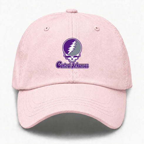 Central Arkansas Stealie Premium Unisex Dad Hat — Design: Central Arkansas University of — Pink