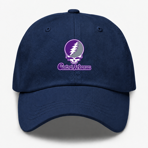 Central Arkansas Stealie Premium Unisex Dad Hat — Design: Central Arkansas University of — Navy