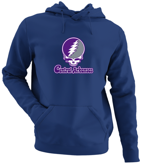 Central Arkansas Stealie Premium Unisex Hoodie — Design: Central Arkansas University of — Navy
