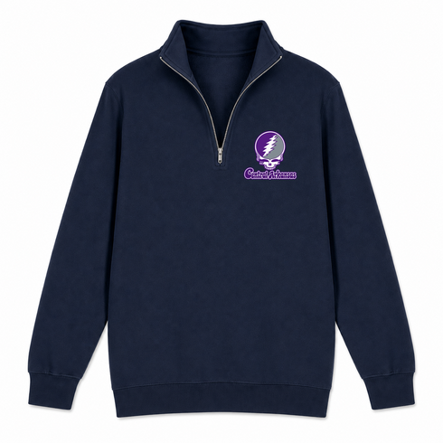 Central Arkansas Stealie Premium Unisex Quarter-Zip — Design: Central Arkansas University of — Navy