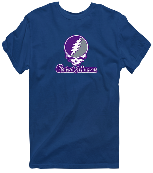 Central Arkansas Stealie Premium Unisex T-Shirt — Design: Central Arkansas University of — Navy