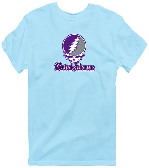 Central Arkansas Stealie Premium Unisex T-Shirt — Design: Central Arkansas University of — Light Blue