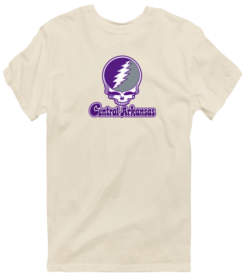 Central Arkansas Stealie Premium Unisex T-Shirt — Design: Central Arkansas University of — Sand