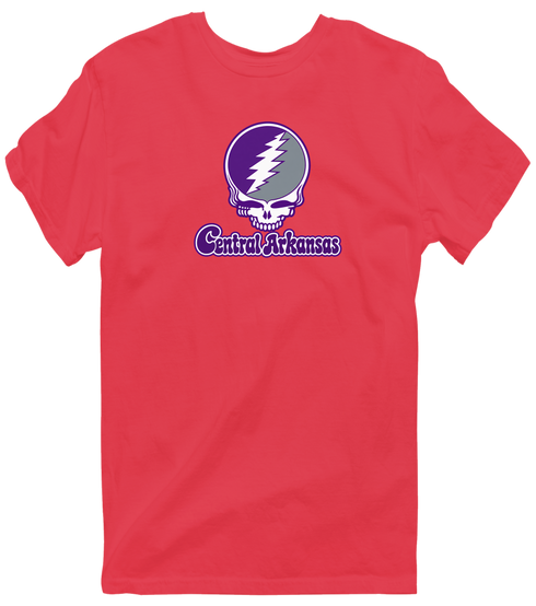 Central Arkansas Stealie Premium Unisex T-Shirt — Design: Central Arkansas University of — Heather Red