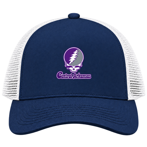 Central Arkansas Stealie Premium Unisex Trucker Cap — Design: Central Arkansas University of — Navy/White