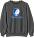 Central Connecticut Stealie Premium Unisex Crewneck — Design: Central Connecticut State University — Dark Heather