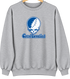 Central Connecticut Stealie Premium Unisex Crewneck — Design: Central Connecticut State University — Sport Grey