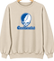 Central Connecticut Stealie Premium Unisex Crewneck — Design: Central Connecticut State University — Sand