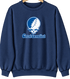 Central Connecticut Stealie Premium Unisex Crewneck — Design: Central Connecticut State University — Navy